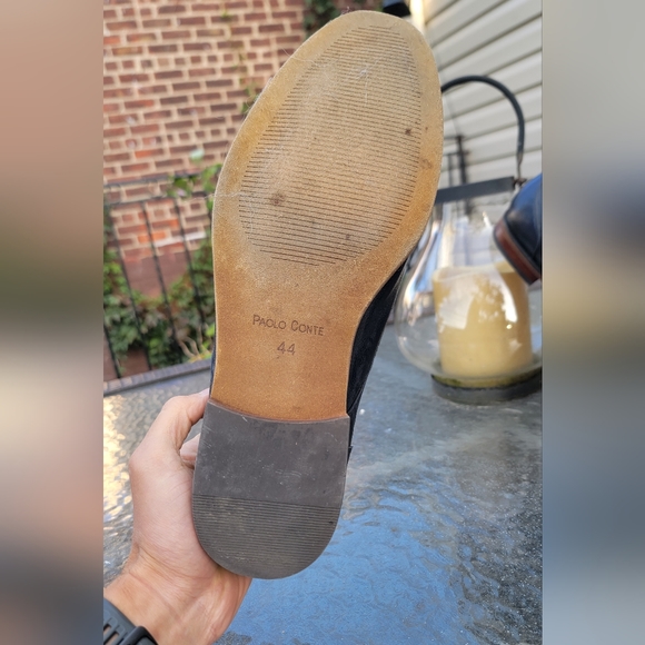 Paolo Conte Leather Oxford Dress Shoes - Picture 4 of 7